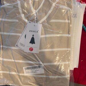 ZESICA CREW NECK SWEATER  L